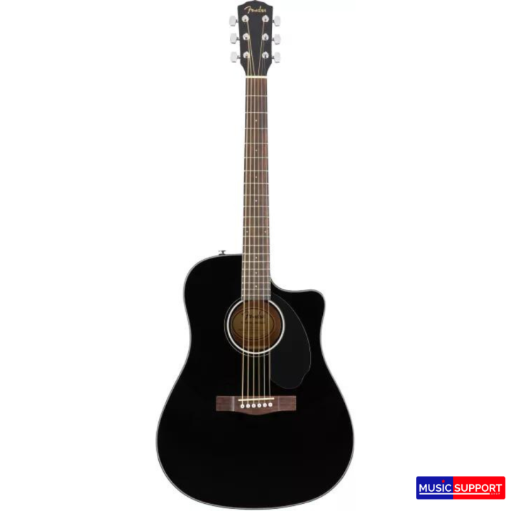 fender-cd-60sce-black-afd-cd60sce-bk-กีตาร์โปร่งไฟฟ้า