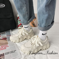 Kingdom_Fashion ยอดนิยม รองเท้าผู้หญิง รองเท้าผ้าใบ รองเท้าสุขภาพ รองเท้าแฟชั่น B26F002 37Z230911