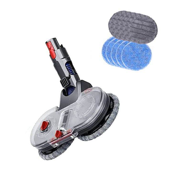 Electric Mop Attachment for Dyson V7 V8 V10 V11 V15 Vacuum Cleaner with Removable Water Tank Set