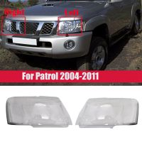 Front Headlight Cover Transparency Headlight Lens Lampshade for Nissan Patrol Y61