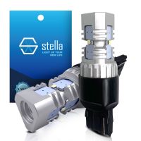 Stella W21w แอลอีดี T20 2ชิ้นโคมไฟ7440 12V 24V Canbus ปราศจากข้อผิดพลาดสำหรับตัวชี้วัด/การหมุน/ตำแหน่ง/ย้อนกลับ /S หลอดไฟ