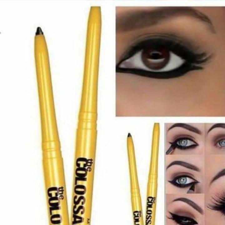 MAYBELLINE_COLOSSAL KAJAL 12HOURS EXTRA BLACK PENCIL EYELINER Lazada