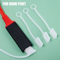 5/1pcs Dust Plug for HDMI-compatible Cable Dust Cover Strap Dustproof Waterproof Anti-loss Cap for HDMI-compatible Phone Cables