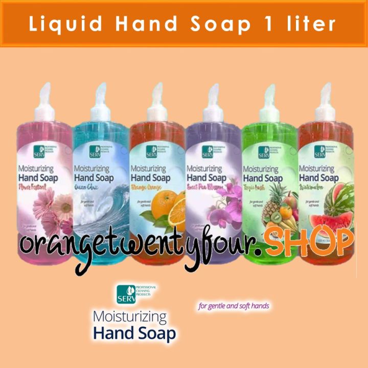 Serv Moisturizing Liquid Hand Soap 1 Liter Lazada Ph