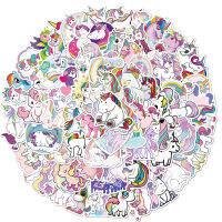 TM 100ชิ้น/เซ็ตน่ารักการ์ตูนสไตล์Girly UnicornรูปแบบPVCกันน้ำแบบถอดได้สติ๊กเกอร์กราฟิตี้บุคลิกภาพความคิดสร้างสรรค์โทรศัพท์มือถือแล็ปท็อปถ้วยน้ำรถจักรยานยนต์ตกแต่ง