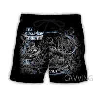 3D Printing My Sleeping Karma Summer Beach Shorts สตรีทแวร์กางเกงขาสั้นแบบสบาย ๆ ผู้หญิง / ผู้ชายกางเกงขาสั้นกีฬา XS-5XL