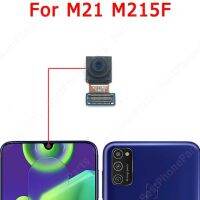 กล้องหลังด้านหน้าสำหรับ Samsung Galaxy M21 M215หันหน้าเข้าหาเซลฟี่ด้านหลังโมดูลกล้องด้านหน้าอะไหล่ทดแทน