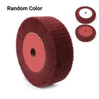 6In/8In 320 Grit Nylon Abrasive Scou Grinding Flap Wheel Fiber Flap Polishing Wheel Disc Non-Woven Abrasive Buffing