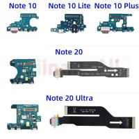 Dok Pengecas Mikrofon Asal Mengecas Kabel Port สำหรับ Samsung Galaksi Nota 10 20 Ultra Plus N981B N981U N986U N986B N981F