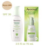 Aveeno Active Naturals Positively Radiant Daily Moisturizer SPF 30 (75 ml) มอยเจอไรเซอร์บำรุงผิวหน้า ผสมกันแดด SPF30 (75 มล.)