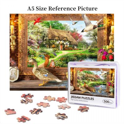 Still To Life Wooden Jigsaw Puzzle 500 Pieces Educational Toy Painting Art Decor Decompression toys 500pcs