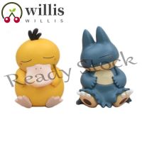 【hot sale】 ↂ✤ B09 WILLIS Psyduck Figure Cute Cartoon Collect Action Figure Anime Figures Sleep Starry Psyduck Snorlax Model Toys