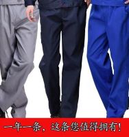 Pants for work mens wear-resistant construction workers site work clothes security work pants mens summer work clothes spring and autumn