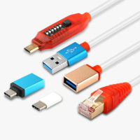 DIYFIX Micro USB RJ45 All In 1 Boot Cable สำหรับโหมด Qualcomm Edl/dfc/ 9008รองรับการชาร์จอย่างรวดเร็ว Mtk/spd Box Octopus Box Dongle USB Adapter