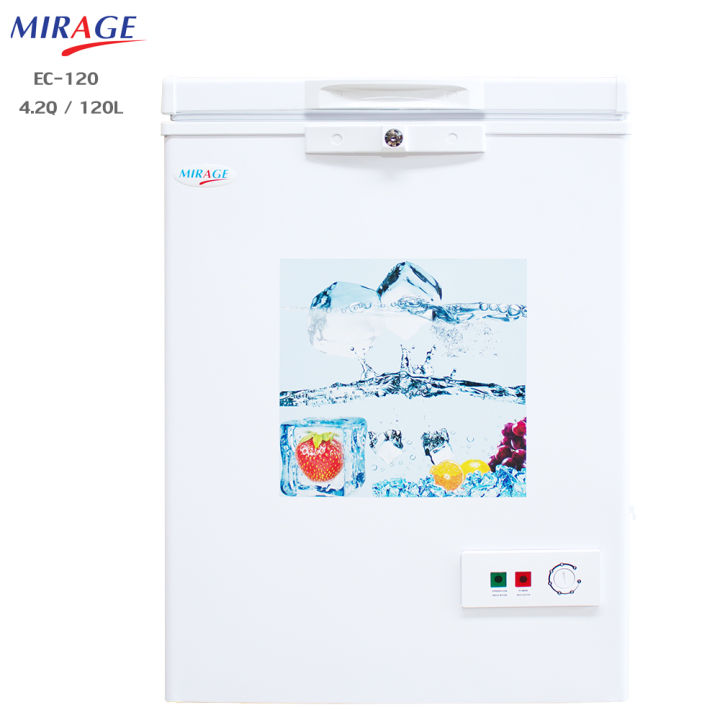 ส่งฟรี-mirage-ตู้แช่-ตู้แช่แข็ง-รุ่น-ec120-สีขาว-ขนาด4-2คิว-120ลิตร