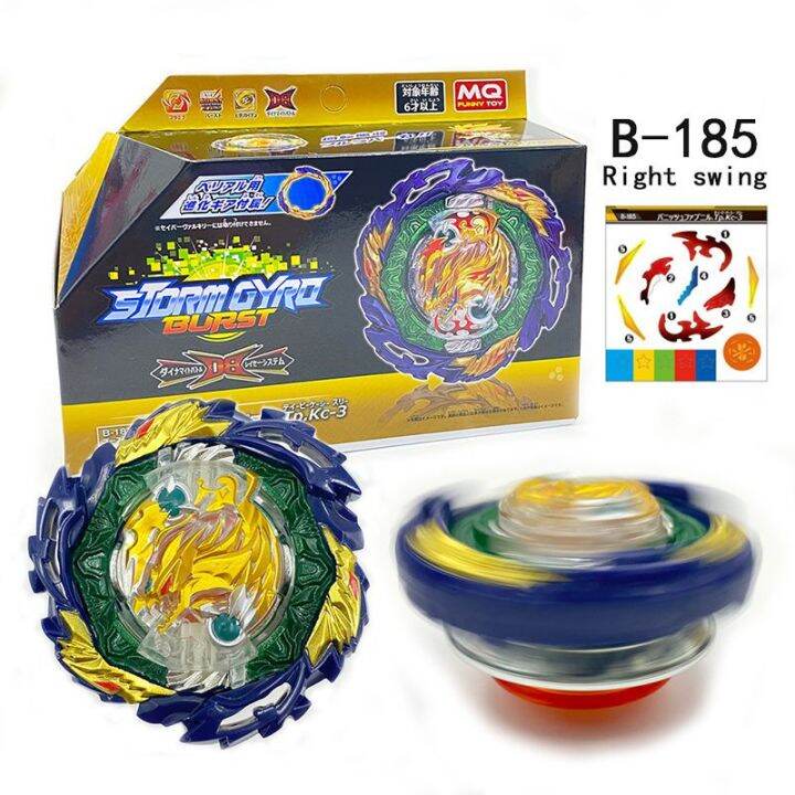 HBESTY New Beyblade Burst B-185 Vanish Fafnir Tapered Kick-3 Gyro Kids ...