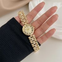 Vintage second-hand watch womens retro niche light luxury high-end workplace casual Hong Kong style quartz chain watch