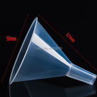 PP funnel Plastic lab filter funnel transparent cone shape for laboratory kitchen garage food grade 50mm opening 10pcspack