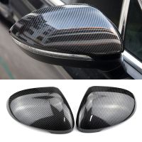 ABS carbon black Mirror Cover Rearview Side Mirror Cap For VW Volkswagen For VW Passat B8 Arteon 2016-2019