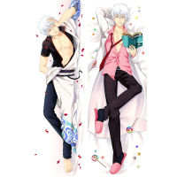 Japanese Anime GINTAMA Sakata Gintoki Dakimakura Cool Boy Pillow Case Hugging Body Pillowcase Long Cushion Cover Gift