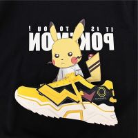 COD DSGRTYRTUTYIY Ready Stock Fashion Student Men Casual Sneaker Shoes Pokemon Design Pikachu Comfortable Wear