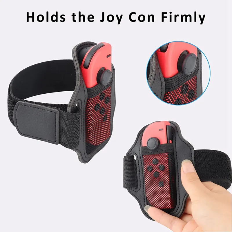 Leg Straps for Nintendo Switch Sports Games,2 Pack Leg Bands for Switch/Switch  OLED Joy Con Controllers Sports Accessory