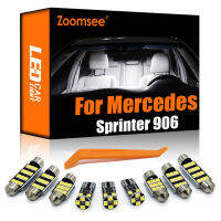 Zoomsee 15ชิ้น LED ภายในสำหรับ Benz สำหรับ Sprinter 906 W906 2006-2013 C An BUS ยานพาหนะหลอดไฟในร่มโดมไฟอ่านหนังสือชุด