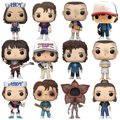 ZZOOI POP Stranger Things Montauk Character Eddie Dustin Steve Action Figure Dolls Toys Collection Room Decoration Birthday Gifts