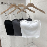 HolidayQueen เสื้อกั๊กขนาดเล็กพร้อมเสื้อคล้องคอสำหรับฐานสปริงชุดผู้หญิงตาข่ายสีขาวสีแดงมีสายรัดหน้าอกเสื้อหน้าอก HQ2435