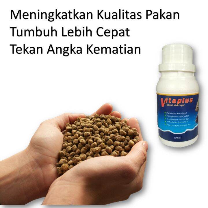 Vitaplus Nasa Vitamin Ternak Ikan Obat Pembesaran Ikan Menjaga Bibit Ikan Agar Tidak Mati