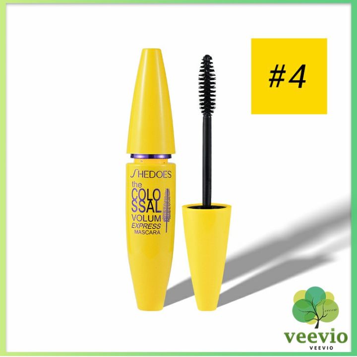 veevio-shedoes-มาสคาร่า-สูตรกันน้ำ-สีดำ-โคลอสซอล-ติดทนนาน-mascara