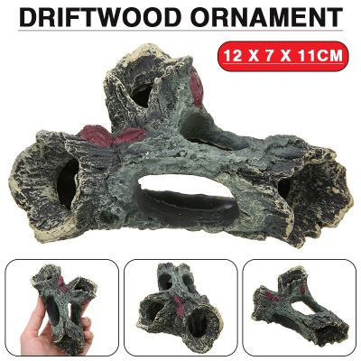 Fish Tank Driftwood Ornament Creative Rockery Cave Landscape Simulation Dead Wood Durable Decoration Supplies