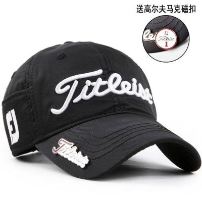 2023 New J.lindeberg DESCENTE Footjoymalbon ℗™┅ Titleist mens and womens hats fashionable embroidered golf hats baseball caps duck bill outdoor sports and leisure styles