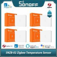 SONOFF SNZB-02 Zigbee เซ็นเซอร์ความชื้นและอุณหภูมิ Ewelink ตรวจสอบรีโมทแอปเซ็นเซอร์สมาร์ทโฮมทำงานร่วมกับ Alexa Google Home