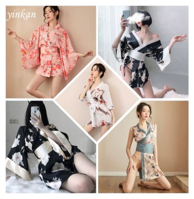 ❇ Ladies Japanese Kimono Cosplay Costume Sexy Pajamas