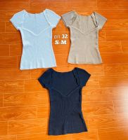 เสื้อผ้าแฟชั่นมือสอง (2) Second hand เซทเสื้อ 3 ตัว เสื้อยืด ไซร้ S-M งานคัด สภาพนางฟ้า ราคาถูก