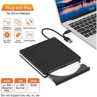 USB 3.0ภายนอก DVD Burner Writer Recorder DVD RW Optical Drive TYPE-C Cddvd ROM Player MAC OS Windows Xp 7810พลาสติก ABS