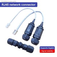 ✚ IP68 RJ45 Connector with LAN Wire RJ 45 M20 Waterproof Ethernet Retardant Terminal Connector Quickly Connected Cable Conector