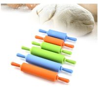 Non-stick Fondant Rolling Pin for Kids Fondant Cake Dough Roller Decorating Cake Roller Crafts Baking Cooking Tool Color Random Bread  Cake Cookie Acc