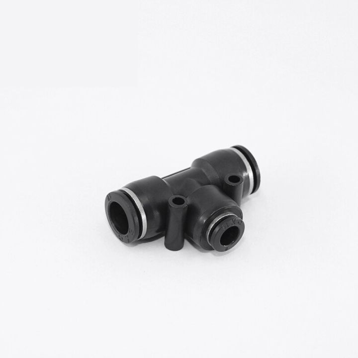 qdlj-black-1pc-peg-series-pneumatic-fitting-t-type-one-touch-push-in-quick-fittings