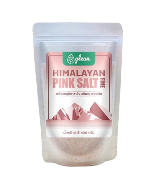 glean-himalayan-pink-salt-fine-เกลือสีชมพูหิมาลายัน-ชนิดผง-ตรา-กลีน-400-g