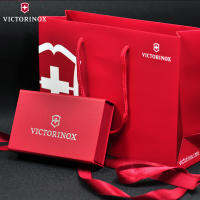 Victorinox ถุงซานตาชุดกล่องของขวัญสีแดงกองทัพสวิส + กล่องของขวัญสำหรับ91มม.