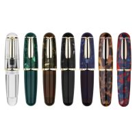 Majohn Q1 Mini Wood/Acrylic Transparent Pocket-Size Eyedropper Fountain Pen Iridium EF/F/M Nib Portable Ink Pen Writing Gift Set  Pens