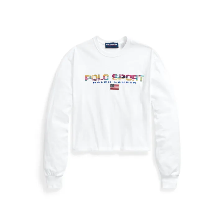 Polo Ralph Lauren Sport Cotton LongSleeve Tee White Lazada PH