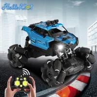 HelloKimi RC Vehicles 2.4G Remote Control Car Toy Rotary Climbing Vehicle High Speed Off-Road Racing Car Toys Chargeable Monster Truck Toy for Boys Kids Gift