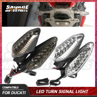 รถจักรยานยนต์ LED Turn ไฟสัญญาณสำหรับ DUCATI 1198 Multistrada 1200 Streetfighter 1098 Hypermotard Panigale มอเตอร์ไฟแสดงสถานะ