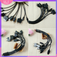 【HJ】 10 in 1 multifunctional Charger สาย USB สำหรับ Motorola Samsung LG Data CABLE