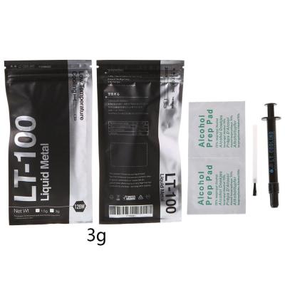 LT-100 Liquid Metal Thermal Conductive Paste Grease for CPU GPU Cooling Liquid Ultra 128WmK 1.5g 3g Compound Grease for Cooling