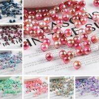 4mm 200pcs/pack Gradiant Color Simulation Pearl Round Bracelet Beads for Jewelry Making Diy Accessories