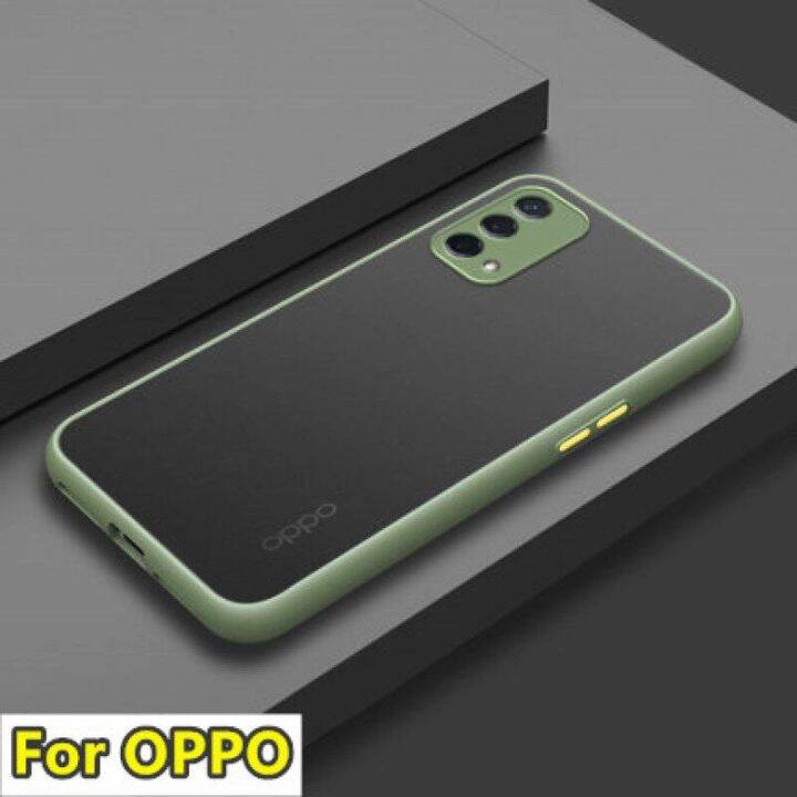 เคสกันกระแทก-case-oppo-a54-5g-oppo-a74-5g-ขอบนิ่มหลังแข็ง-เคสกันรอยกล้อง-ปุ่มสีผิวด้าน-ส่งจากไทย-เคสโทรศัพท์